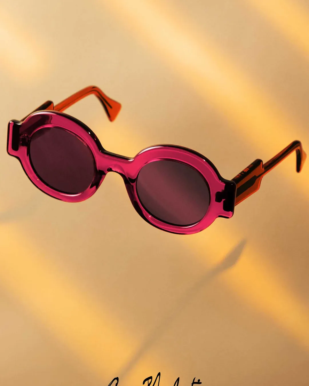 Anne & Valentin, magenta translucide
