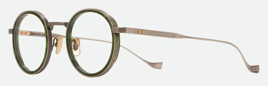 Cutler and Gross automne-hiver 2026, ronde, vert et argent vieilli