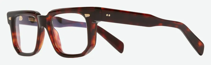 Cutler and Gross automne-hiver 2026, acétate écaille rouge