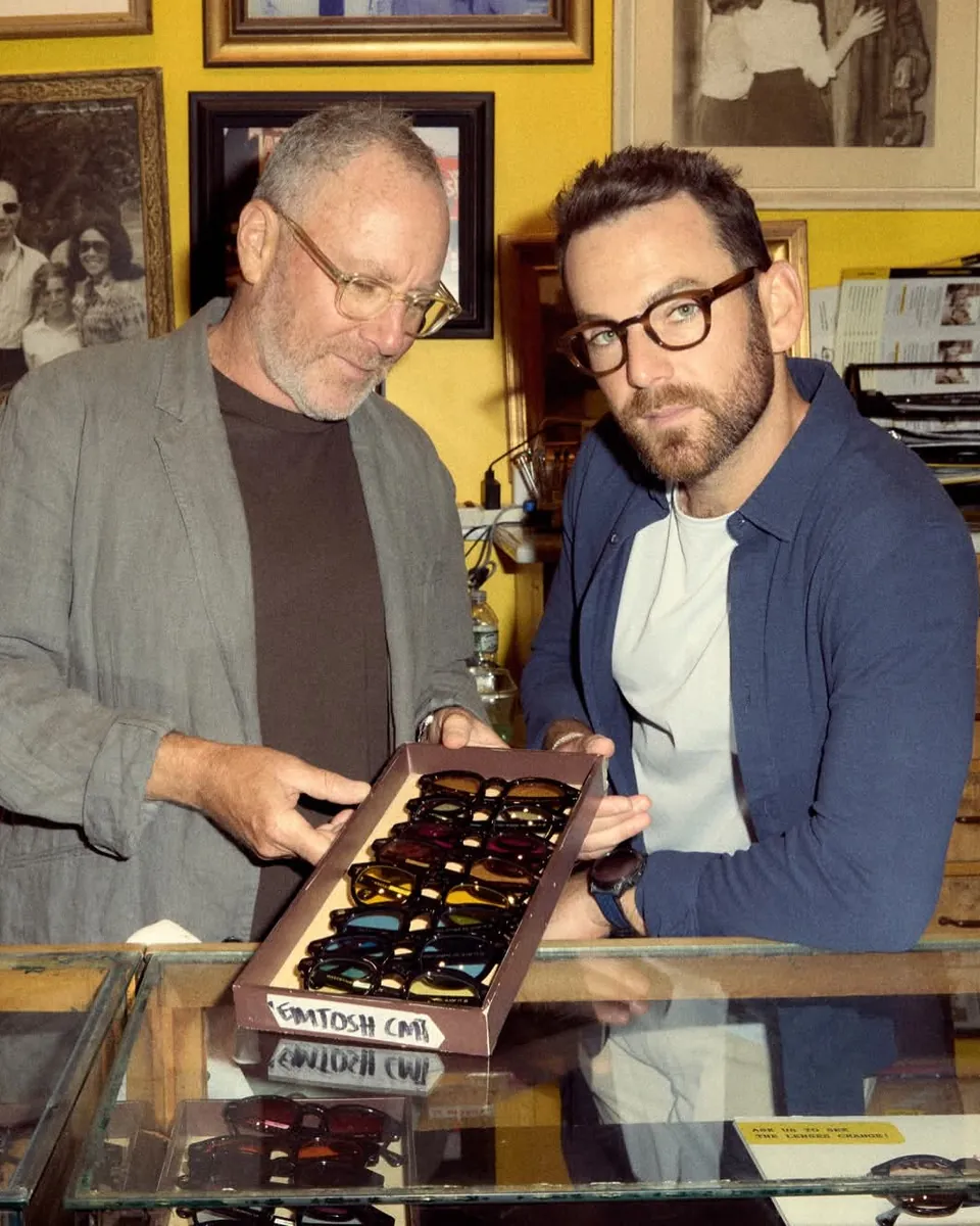 Moscot, au comptoir, les teintes