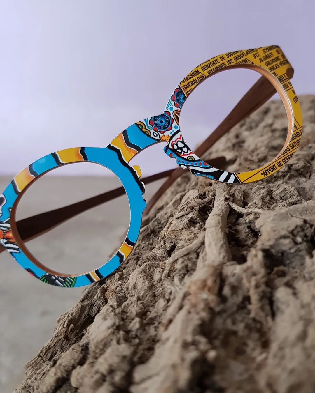 W-eye, une face en canette recyclée