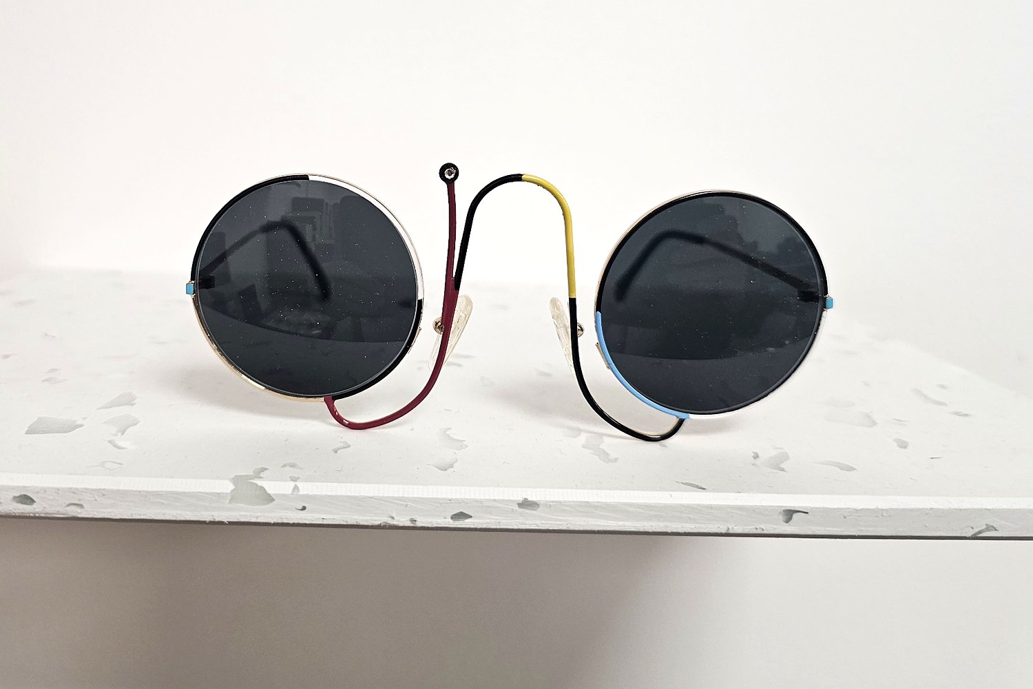 Casanova vintage au pont serpent émaillé, verres solaires